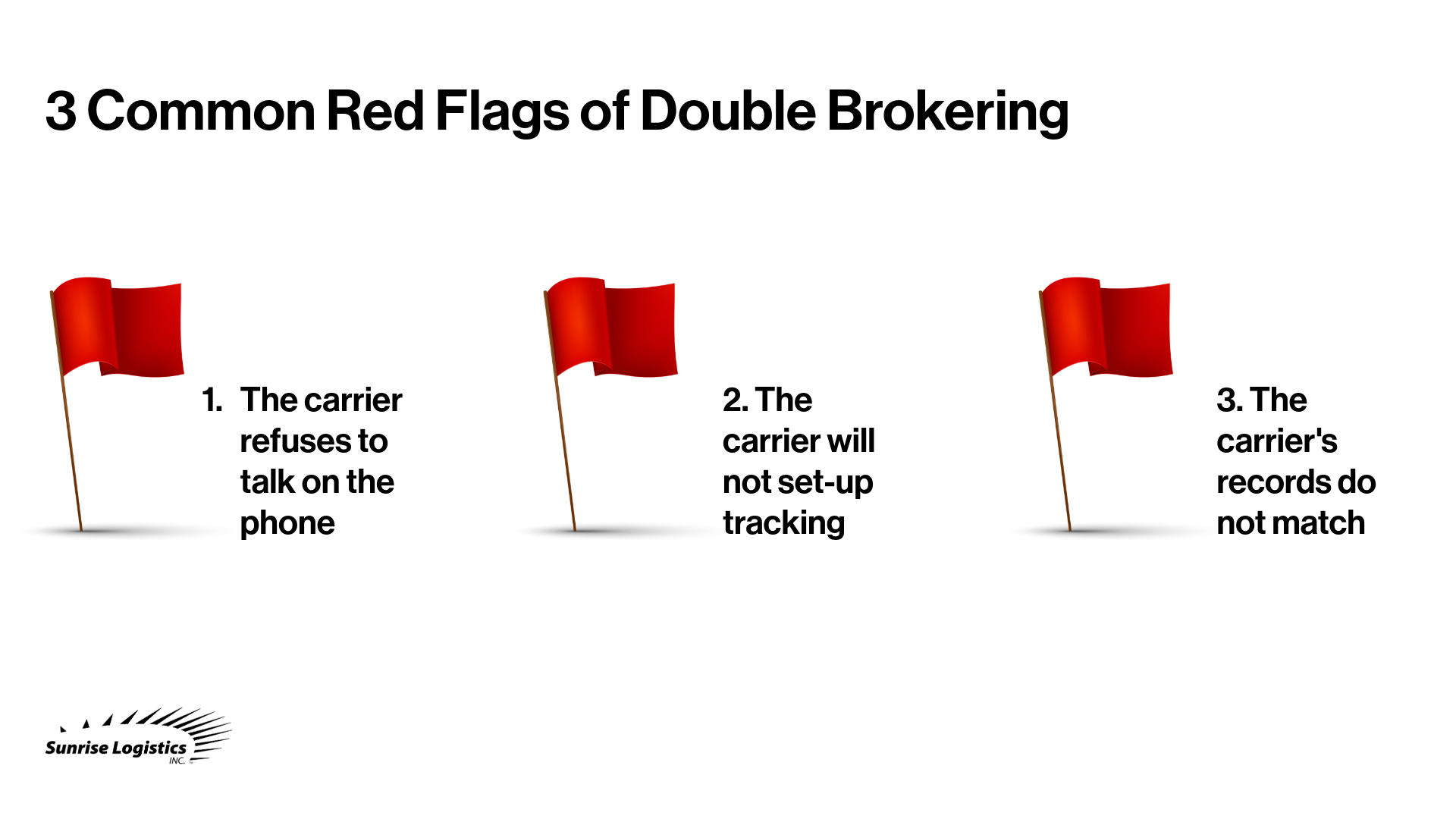 Double Brokering Red Flags